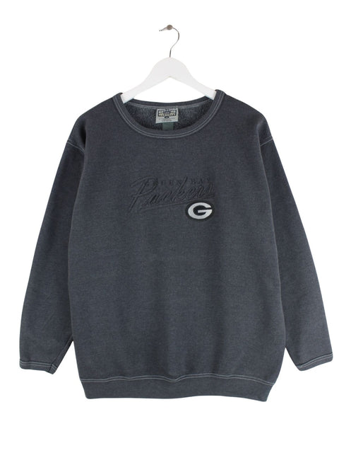 Lee Damen 00s NFL Green Bay Packers Sweater Grau M