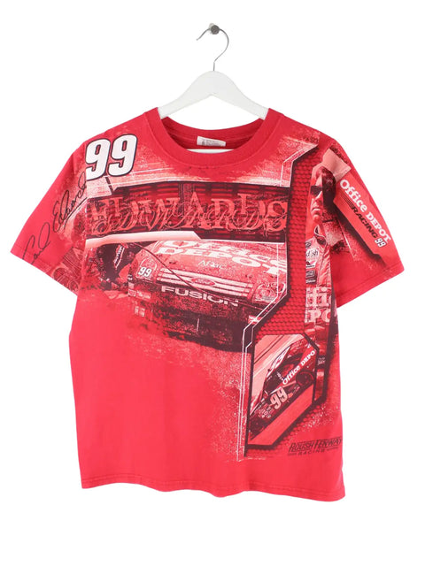 Chase 00s Nascar Racing Print T-Shirt Rot M