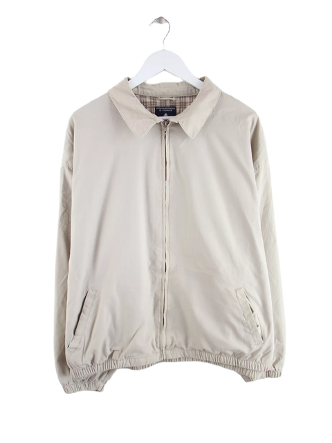 Vintage Damen 00s Harrington Jacke Beige XXL