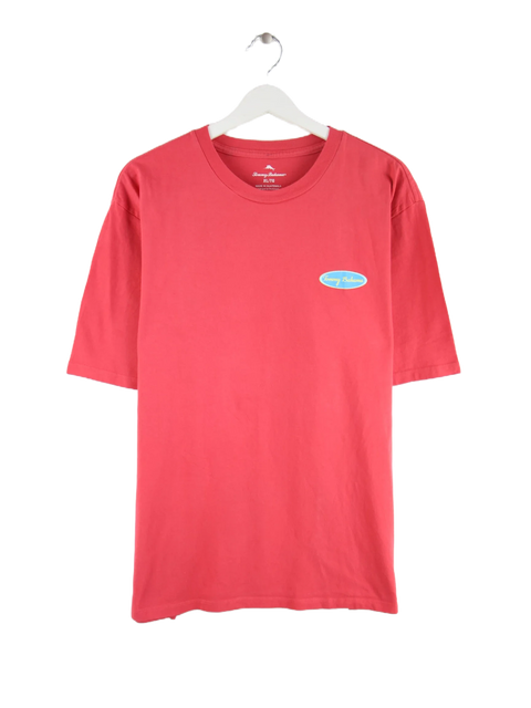 Tommy Bahama Tiki Print t-shirt rouge XL