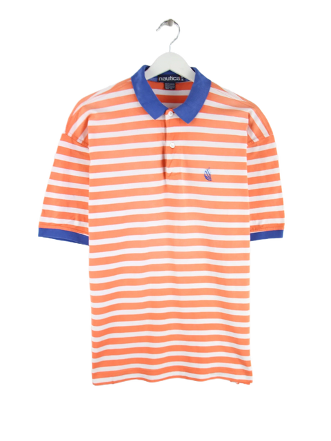 Nautica 90s Vintage Stripe Polo Mehrfarbig M