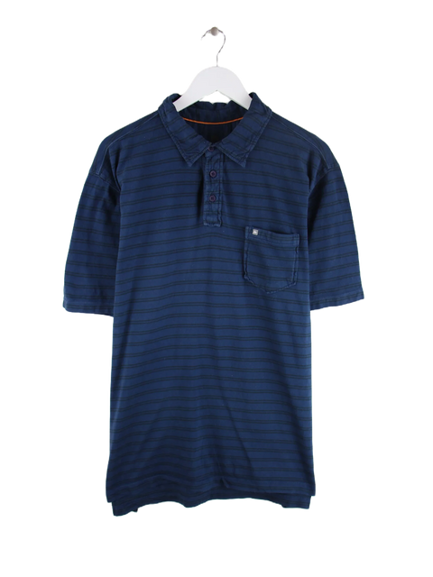 Quiksilver Single Pocket Stripe Polo Blau XL