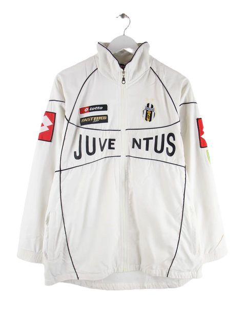 Lotto 00s Juventus Fastweb Print Trainingsjacke Weiß L