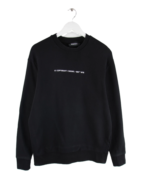 Diesel 1978 Print Sweater Schwarz L