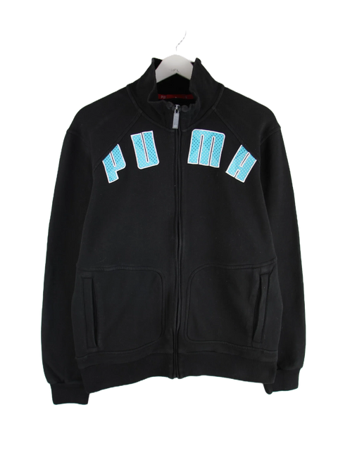 Puma Big Logo Star Pattern Sweatjacke Schwarz M