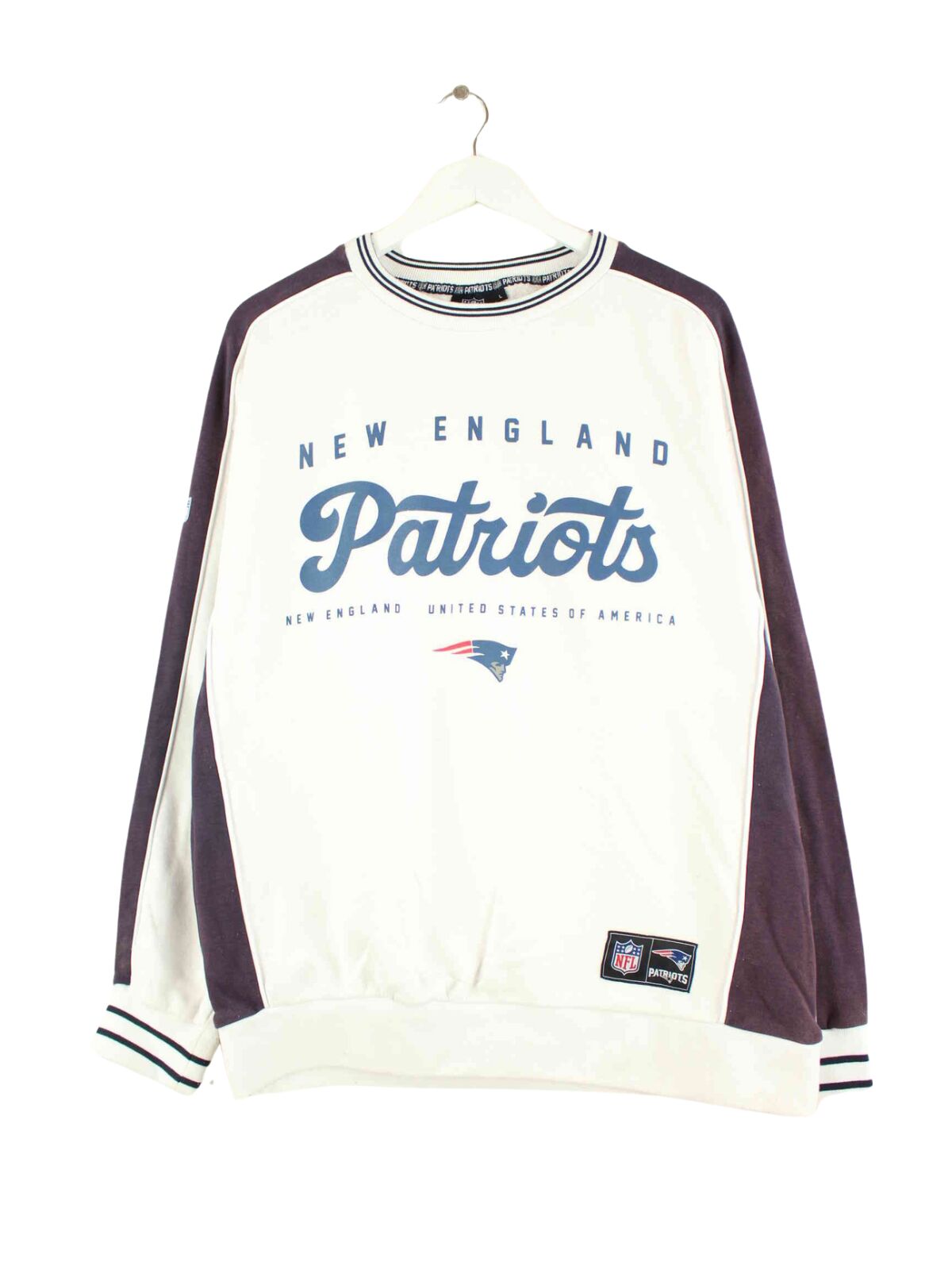NFL Patriots Print Sweater Weiß L (front image)