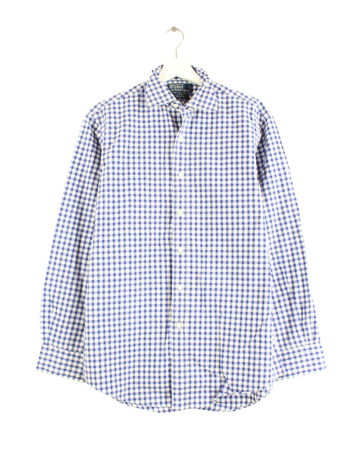 Ralph Lauren Kariertes Hoodie Blau M (front image)