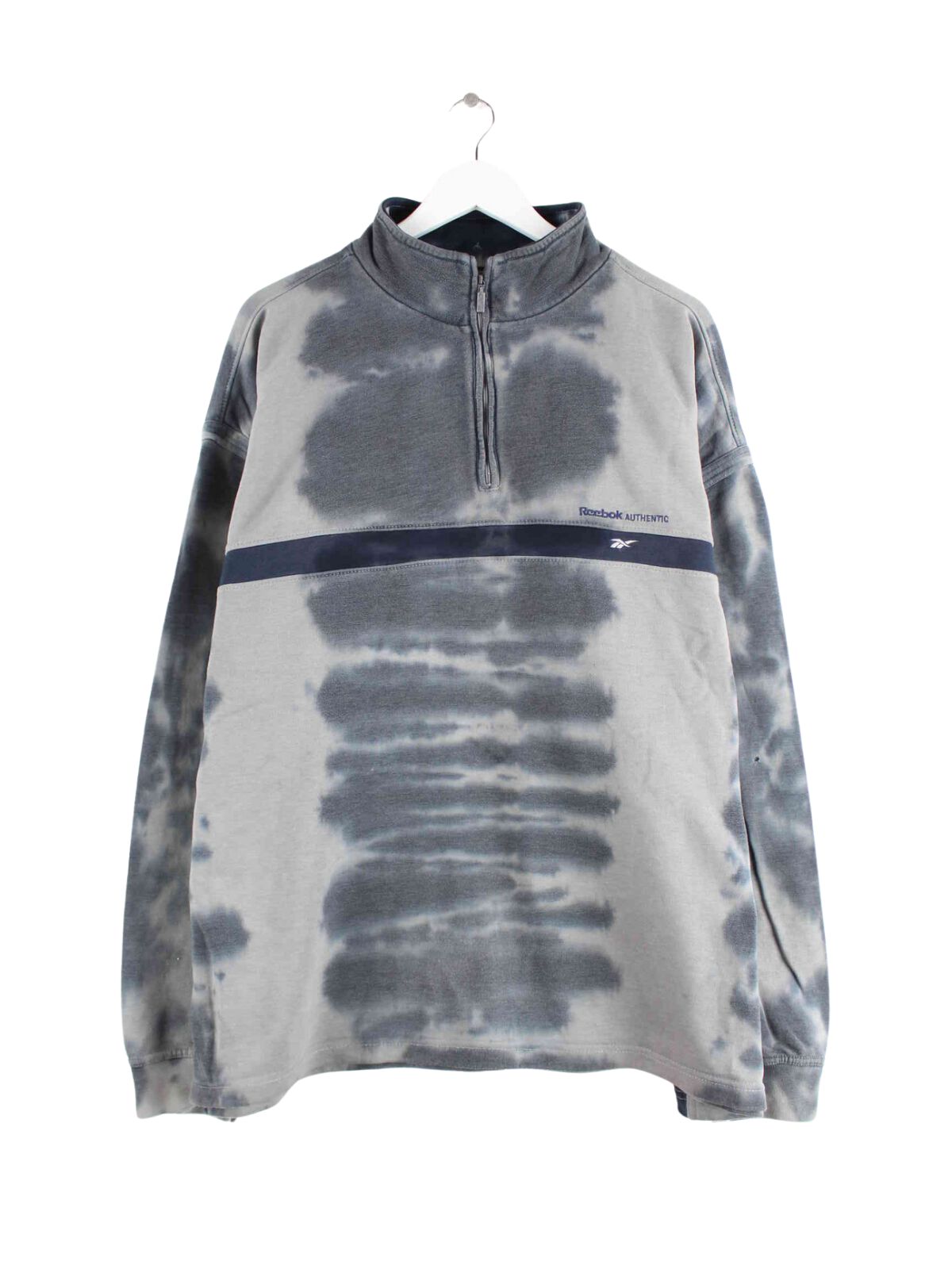Reebok y2k Tie Die Sweatjacke Grau XL (front image)