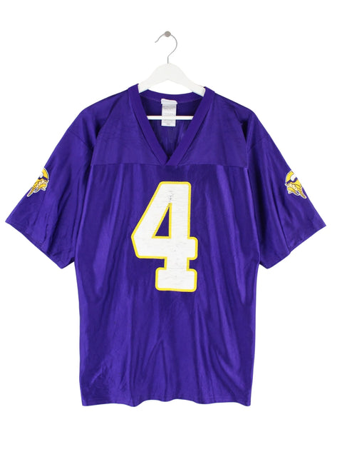 NFL Minnesota Vikings #4 Favre Jersey Lila M