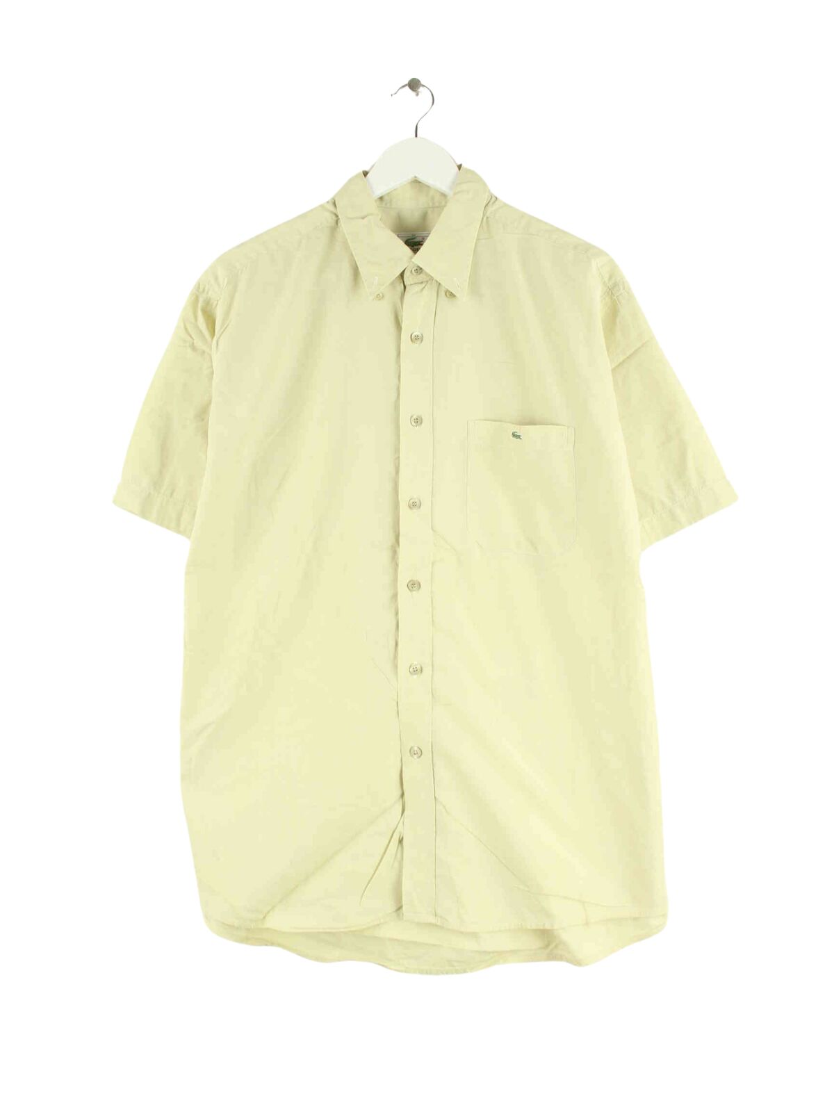 Lacoste Basic Kurzarm Hemd Gelb XL (front image)