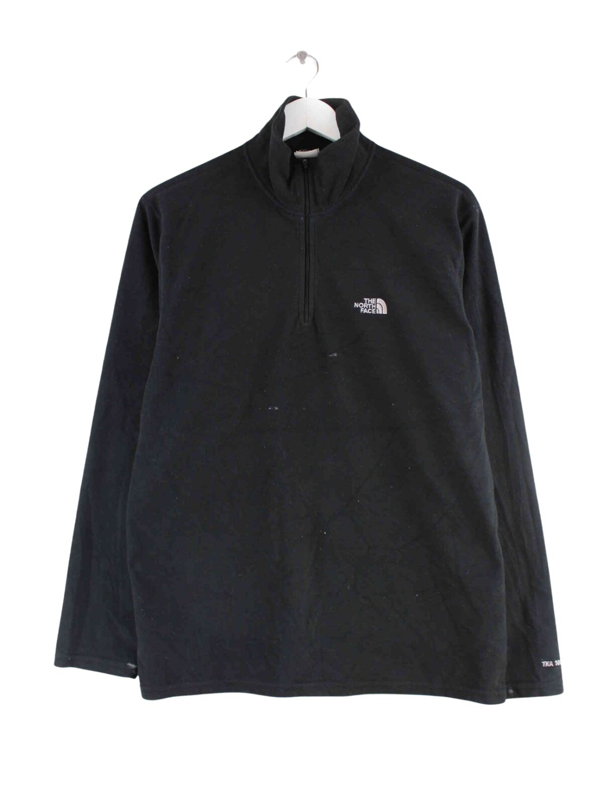 The North Face TKA100 Fleece Half Zip Sweater Schwarz M (front image)