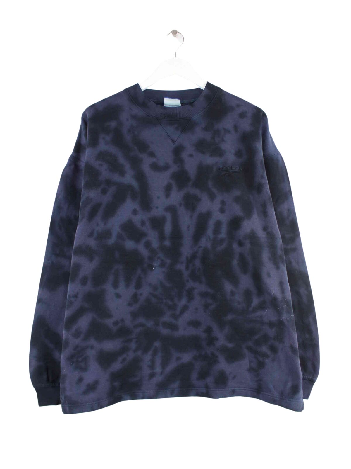 Reebok y2k Embroidered Tie Dye Sweater Lila XL (front image)