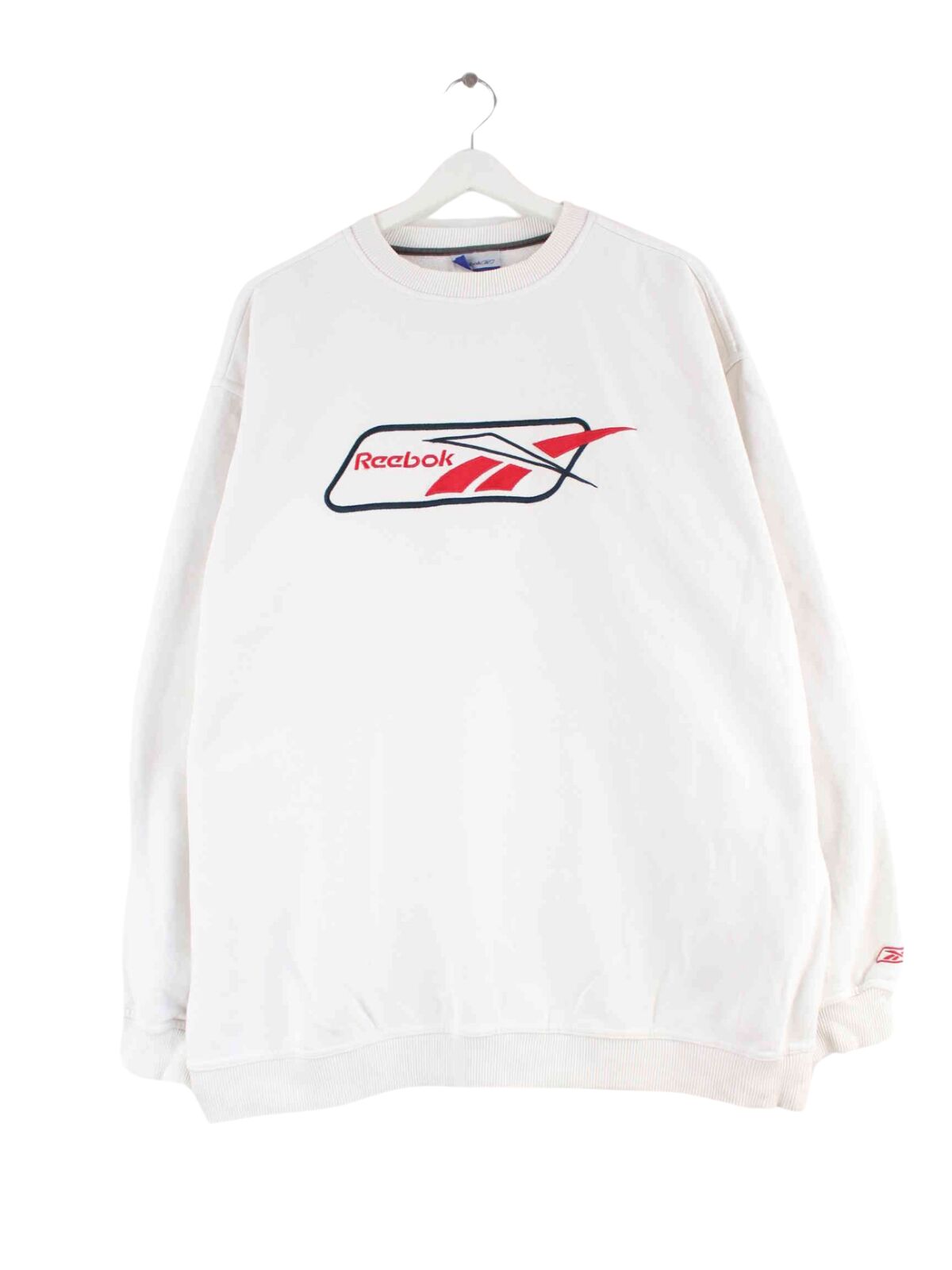 Reebok y2k Embroidered Sweater Weiß XL (front image)