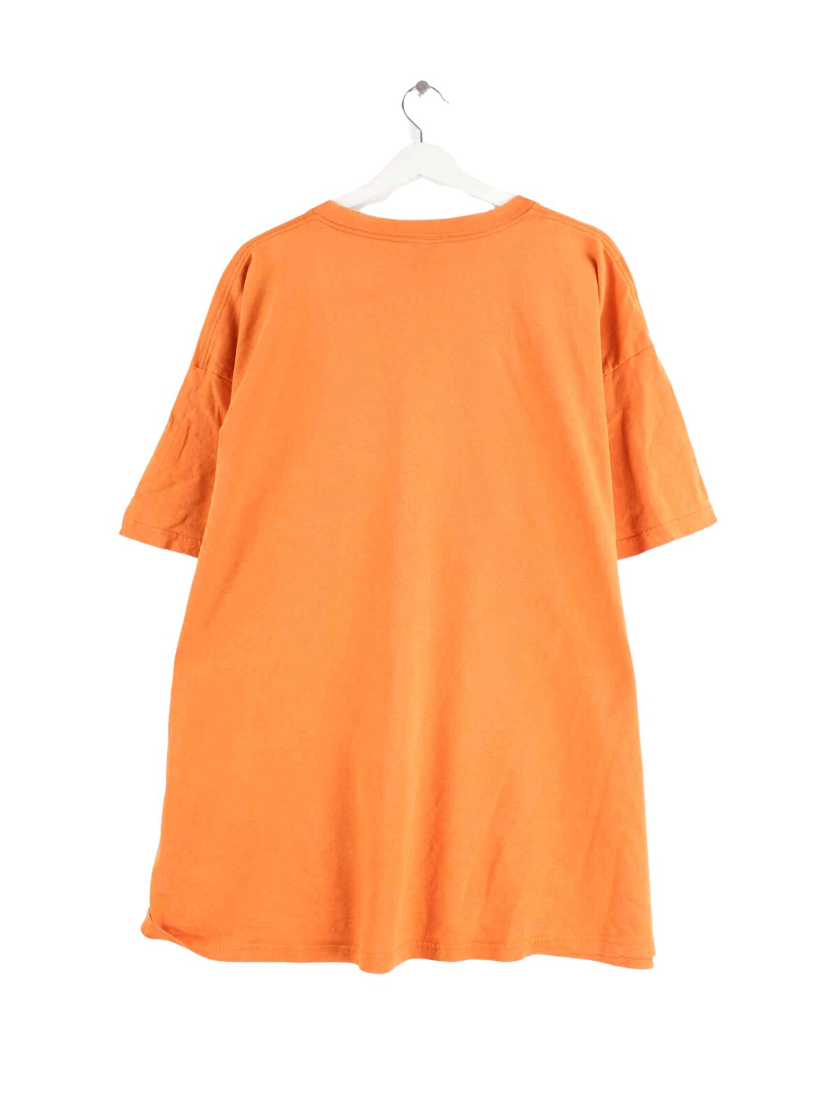 Nike y2k Swoosh T-Shirt Orange XXL (back image)