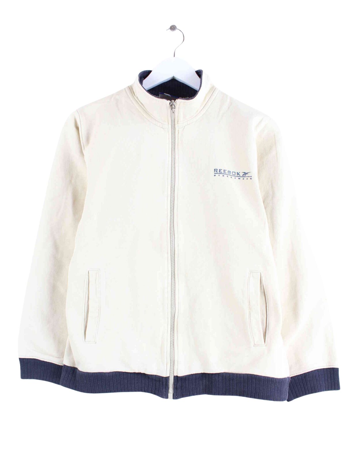 Reebok Damen y2k Sweatjacke Beige XS (front image)