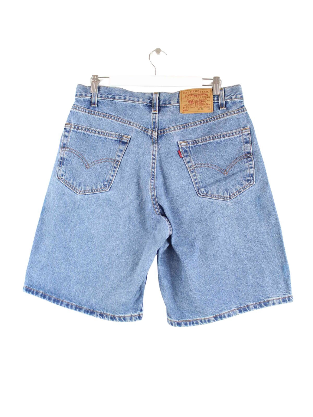 Levi's 1995 Vintage 550 Relaxed Fit Jorts/Jeans Shorts Blau (back image)