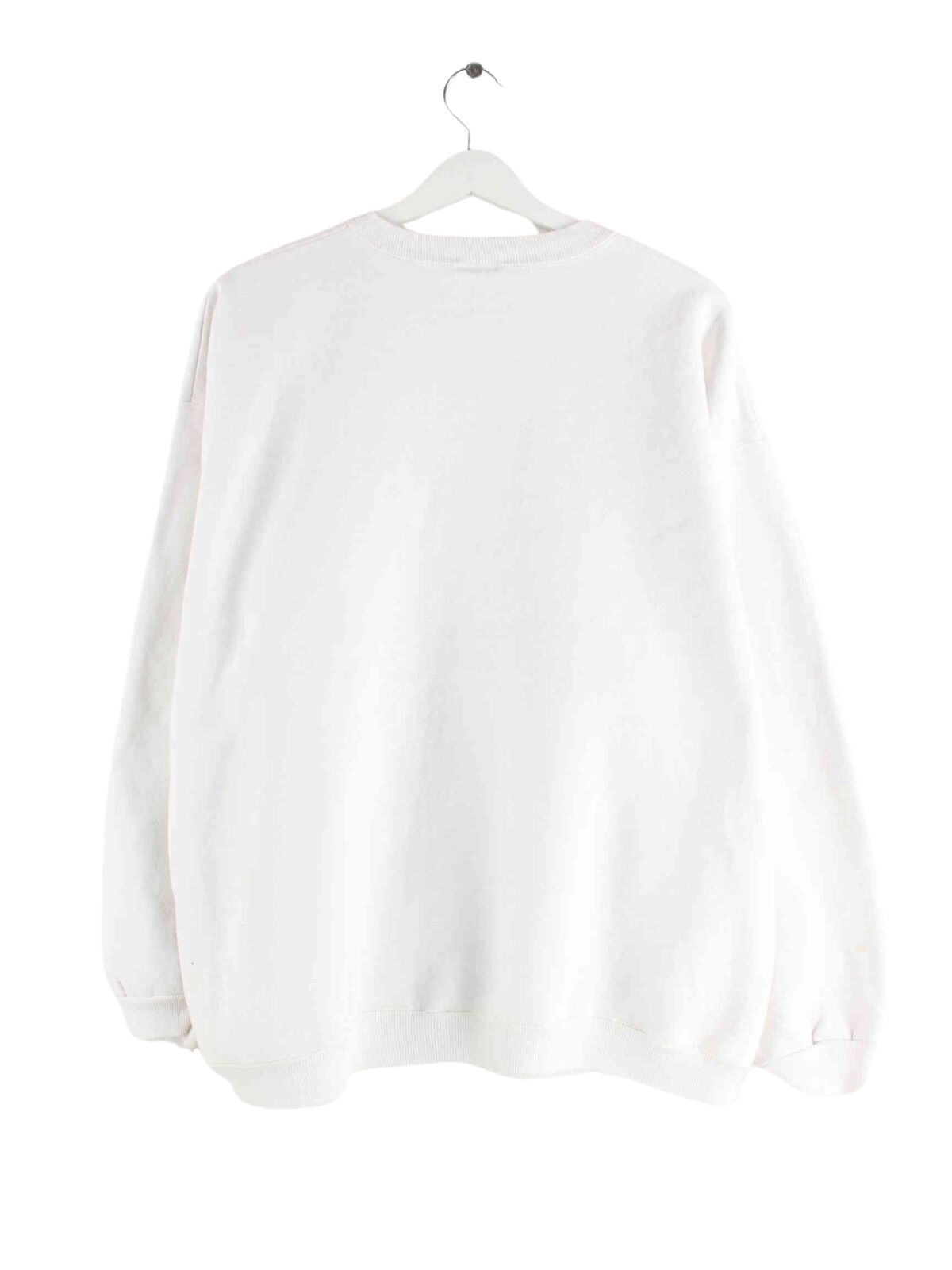 Nike 80s Vintage Big Logo Sweater Weiß L (back image)