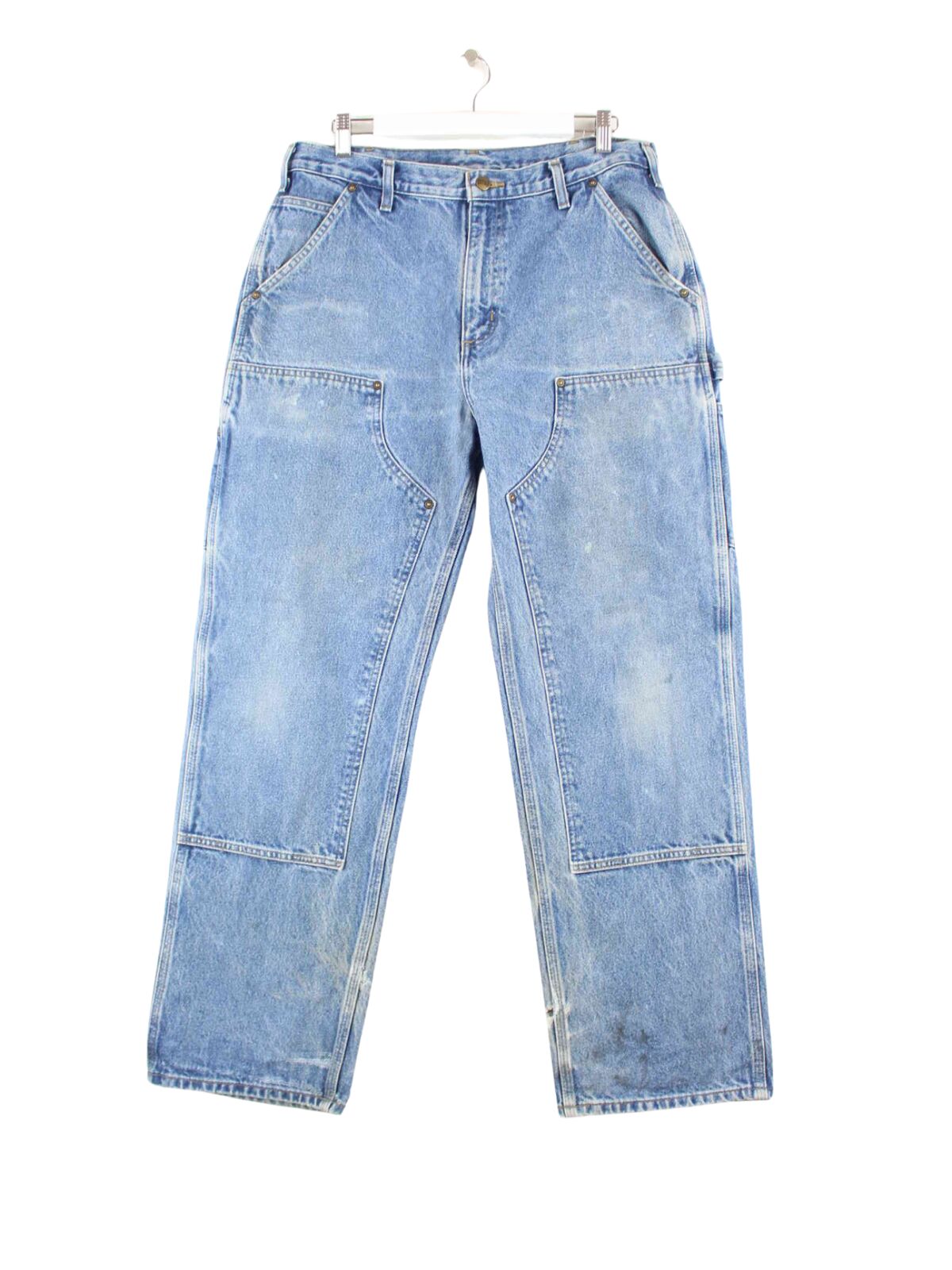 Carhartt y2k Carpenter Jeans Blau W34 L32 (front image)