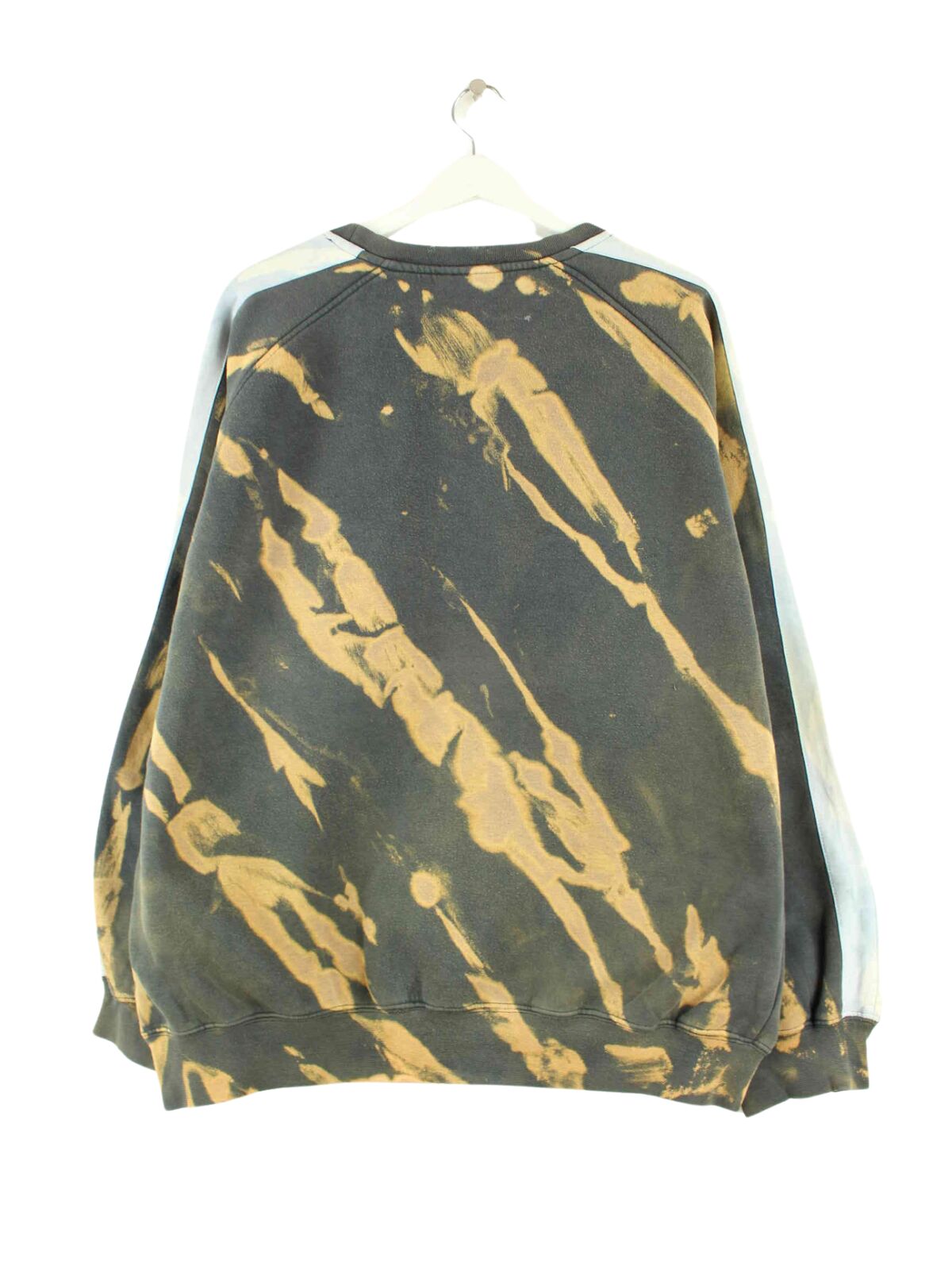 Reebok y2k Embroidered Tie Dye Sweater Grau XL (back image)