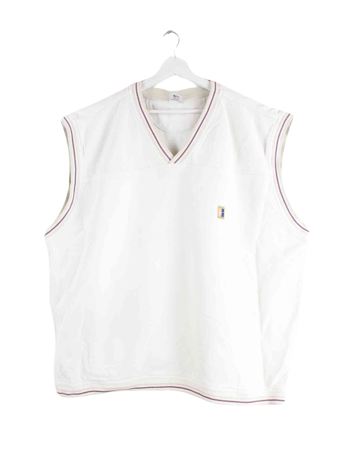 Nike 90s Vintage Court Pullunder Weiß XXL (front image)