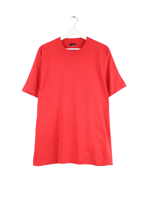 Screen Stars 90s Vintage Basic Single Stitch T-Shirt Rot XL