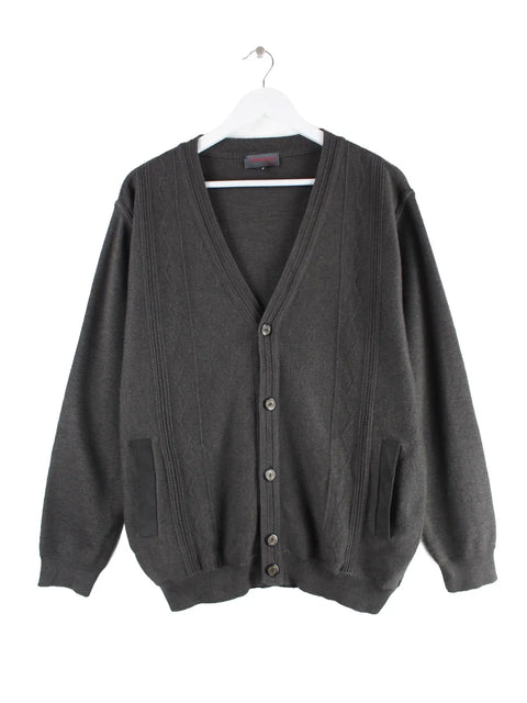 Vintage 00s Strickjacke Grau M