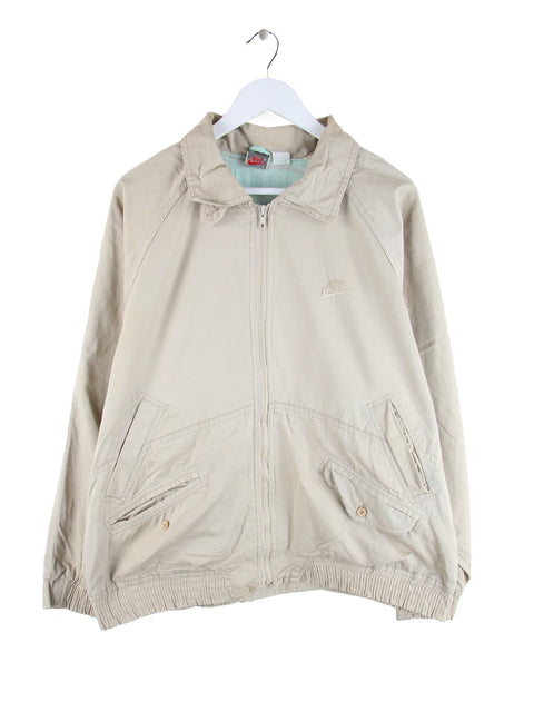Nike 80s Vintage Silver Tag Harrington Jacke Beige L