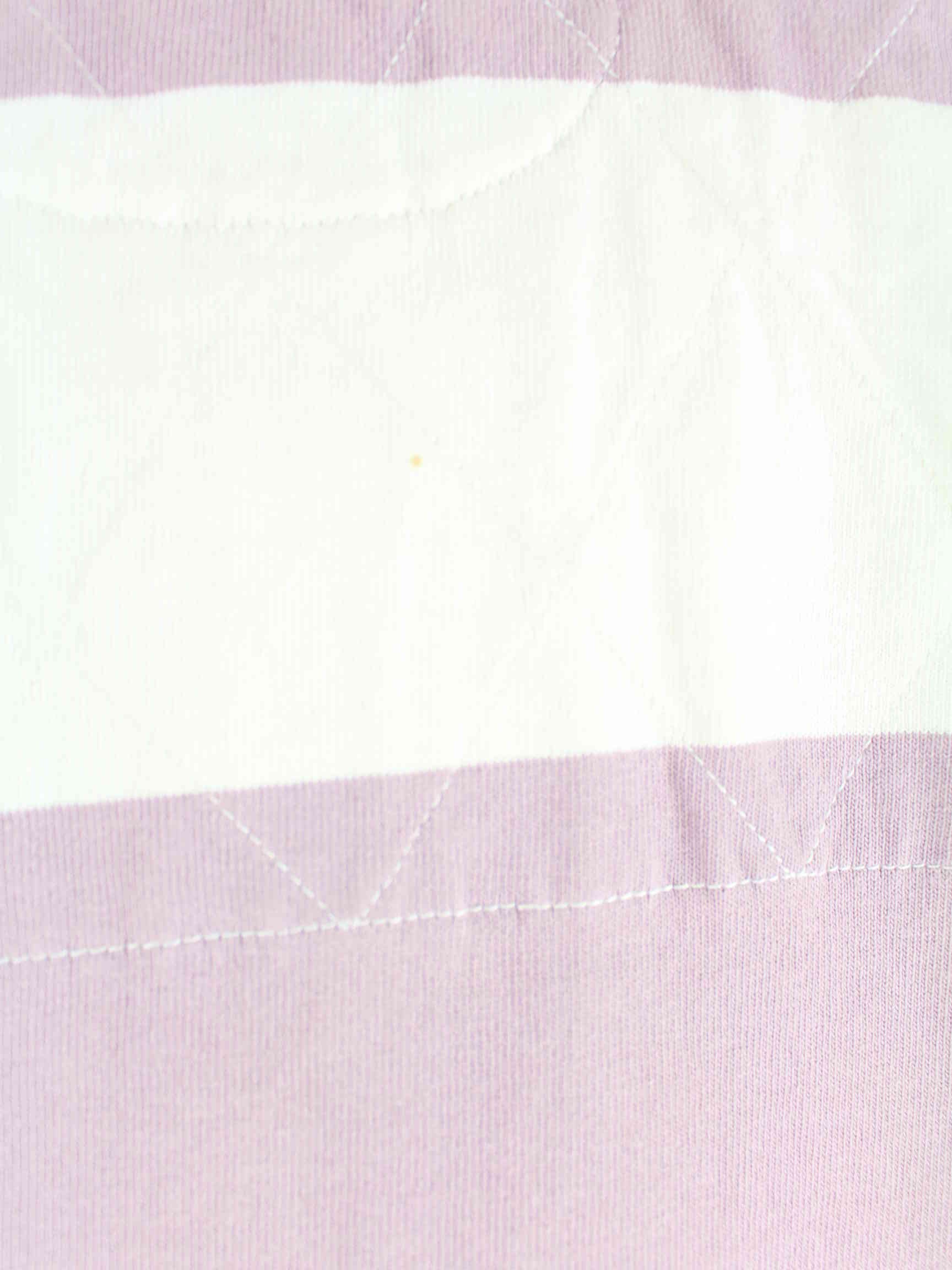 Ralph Lauren 90s Vintage Gestreiftes Polo Weiß L (detail image 3)