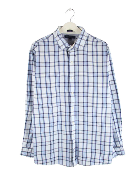 Tommy Hilfiger Slim Fit Hemd Blau XL