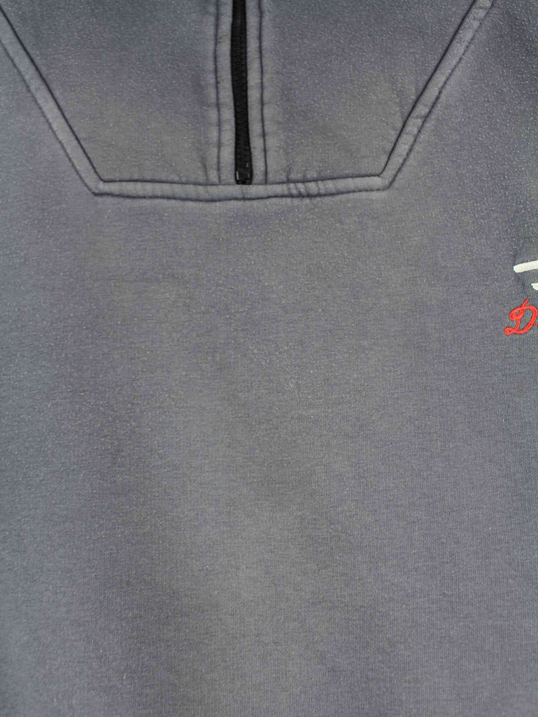 Diesel Embroidered Half Zip Sweater Grau XXL (detail image 3)