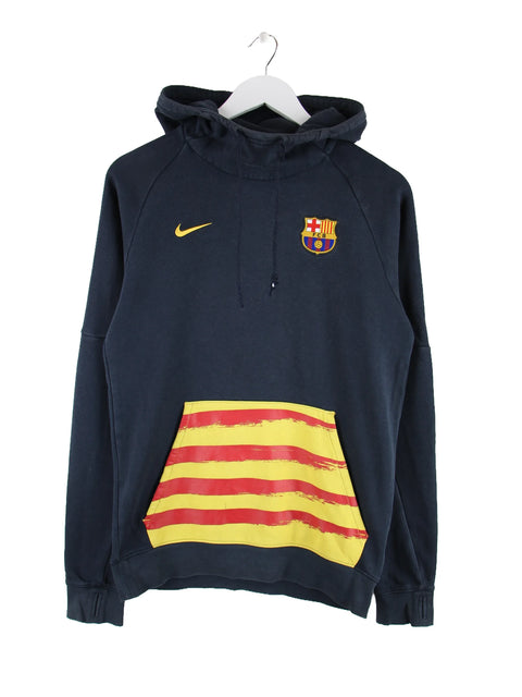 Nike FC Barcelona Solo Swoosh Hoodie Schwarz XS
