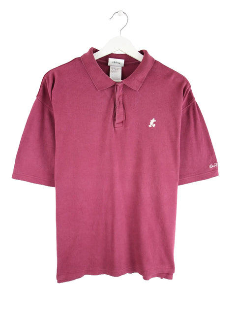 Disney 00s Mickey Mouse Polo Rot M