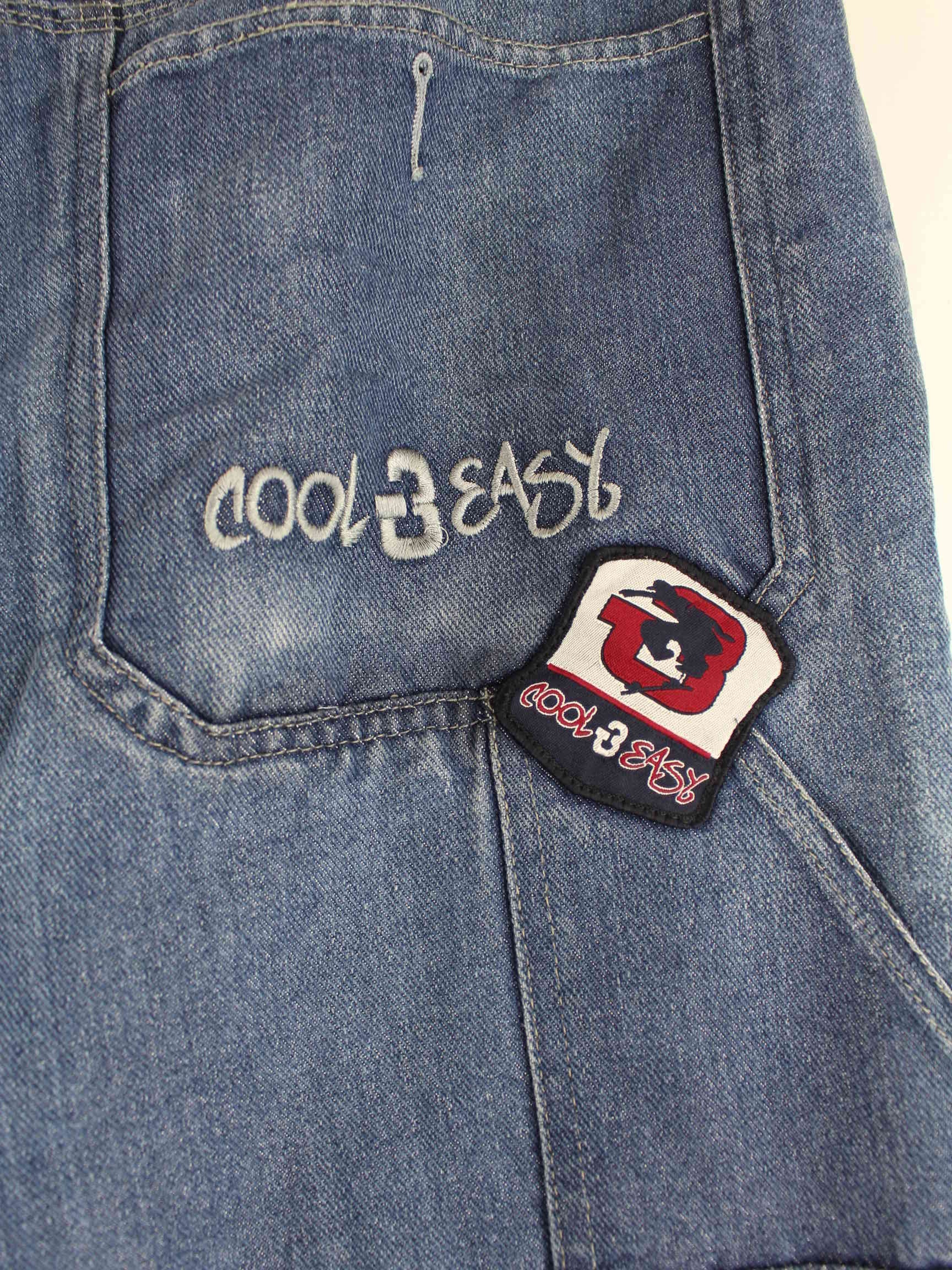 Vintage y2k Embroidered Carpenter Jeans Blau (detail image 2)