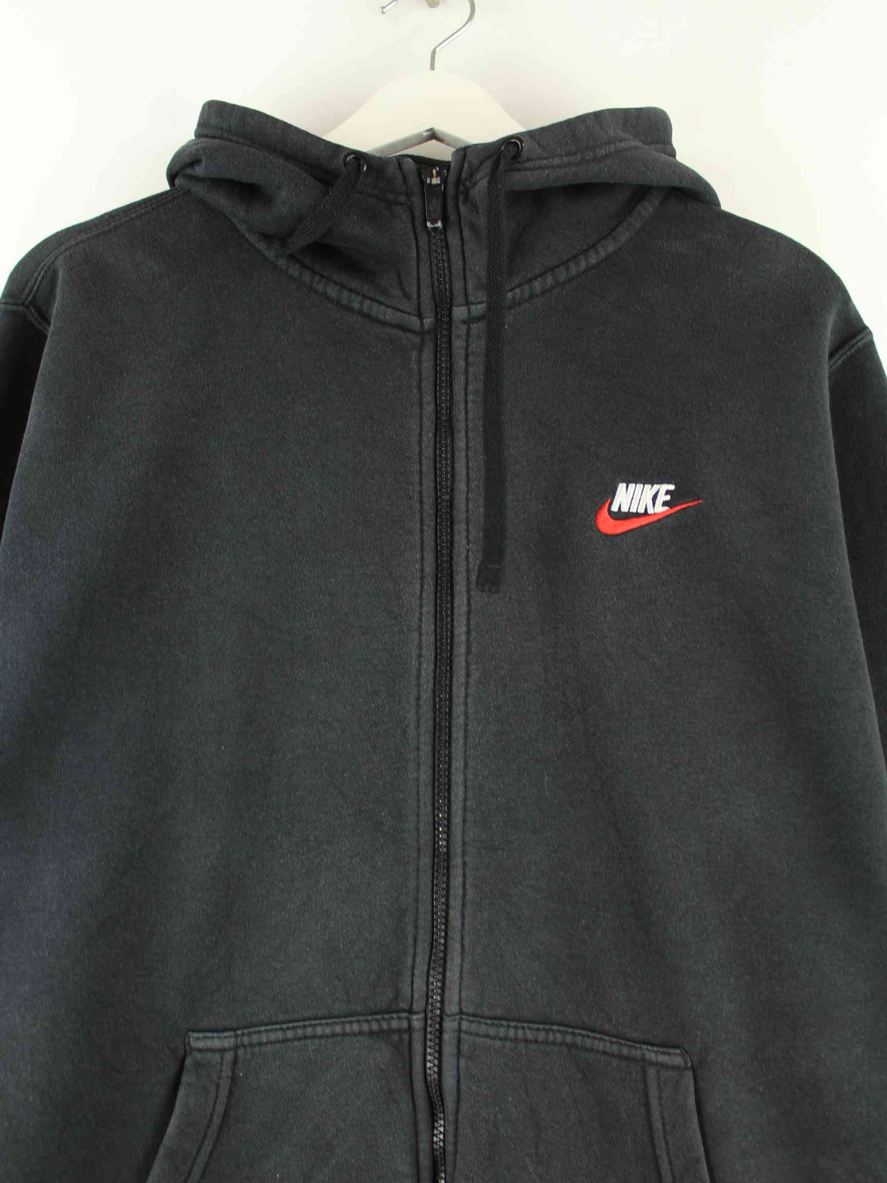 Nike Embroidered Zip Hoodie Schwarz L (detail image 1)