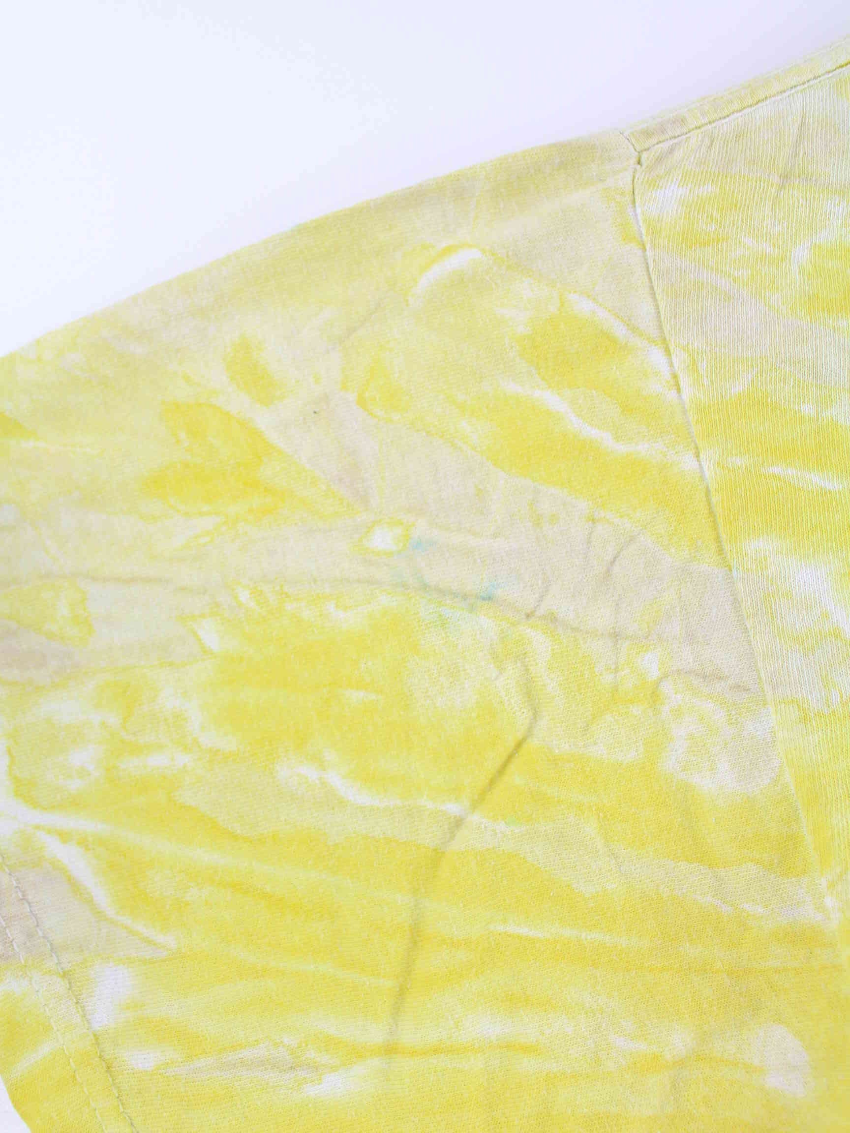 Gildan Heavy Cotton Tie Dye T-Shirt Gelb XL (detail image 4)