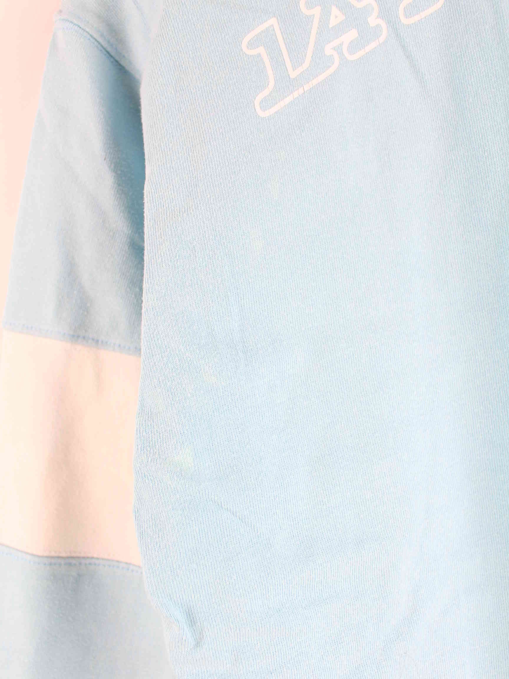 La Martina 90s Vintage Argentina Embroidered Polo Sweater Blau M (detail image 3)