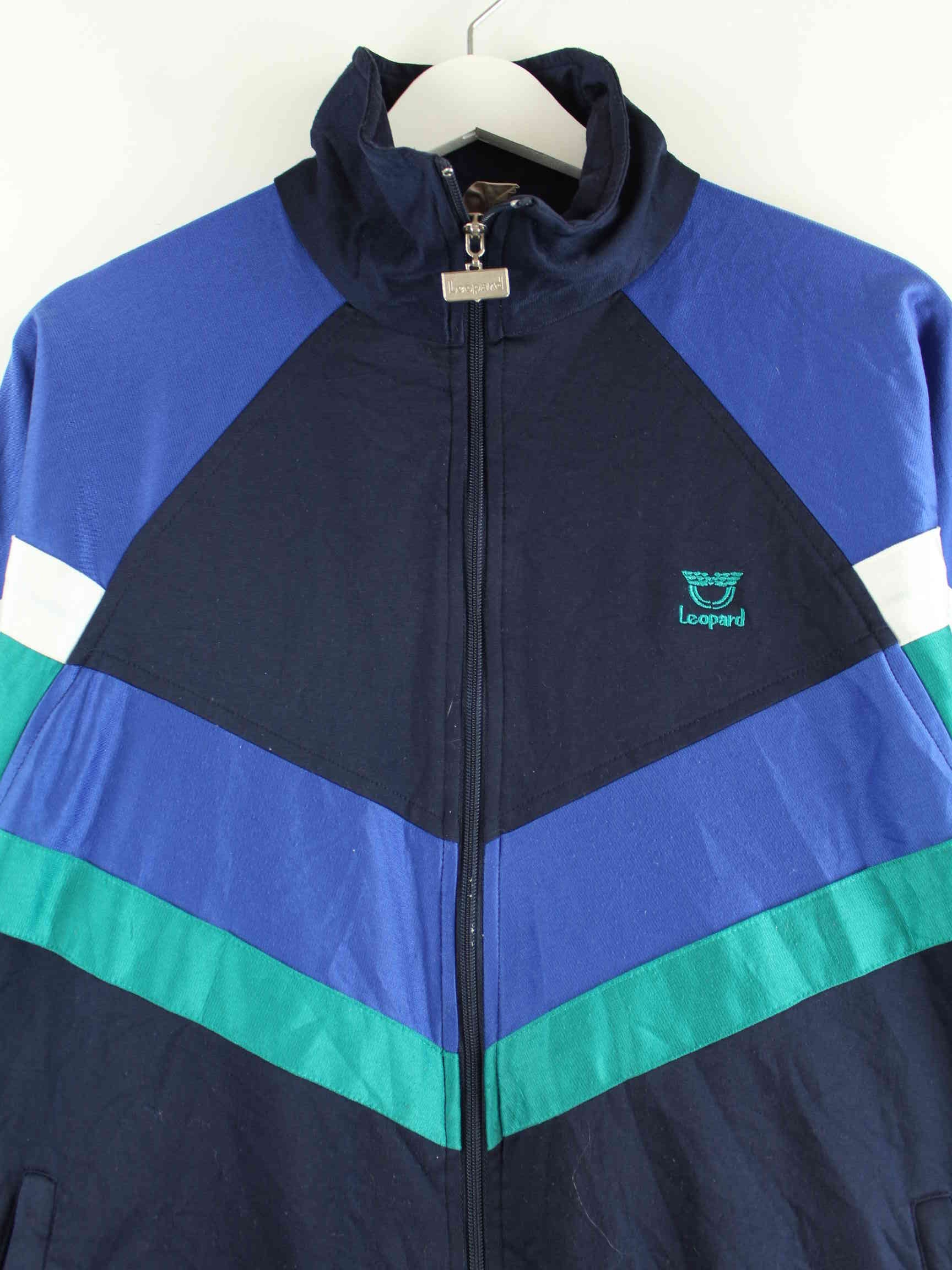 Vintage 90s Trainingsjacke Blau M (detail image 1)