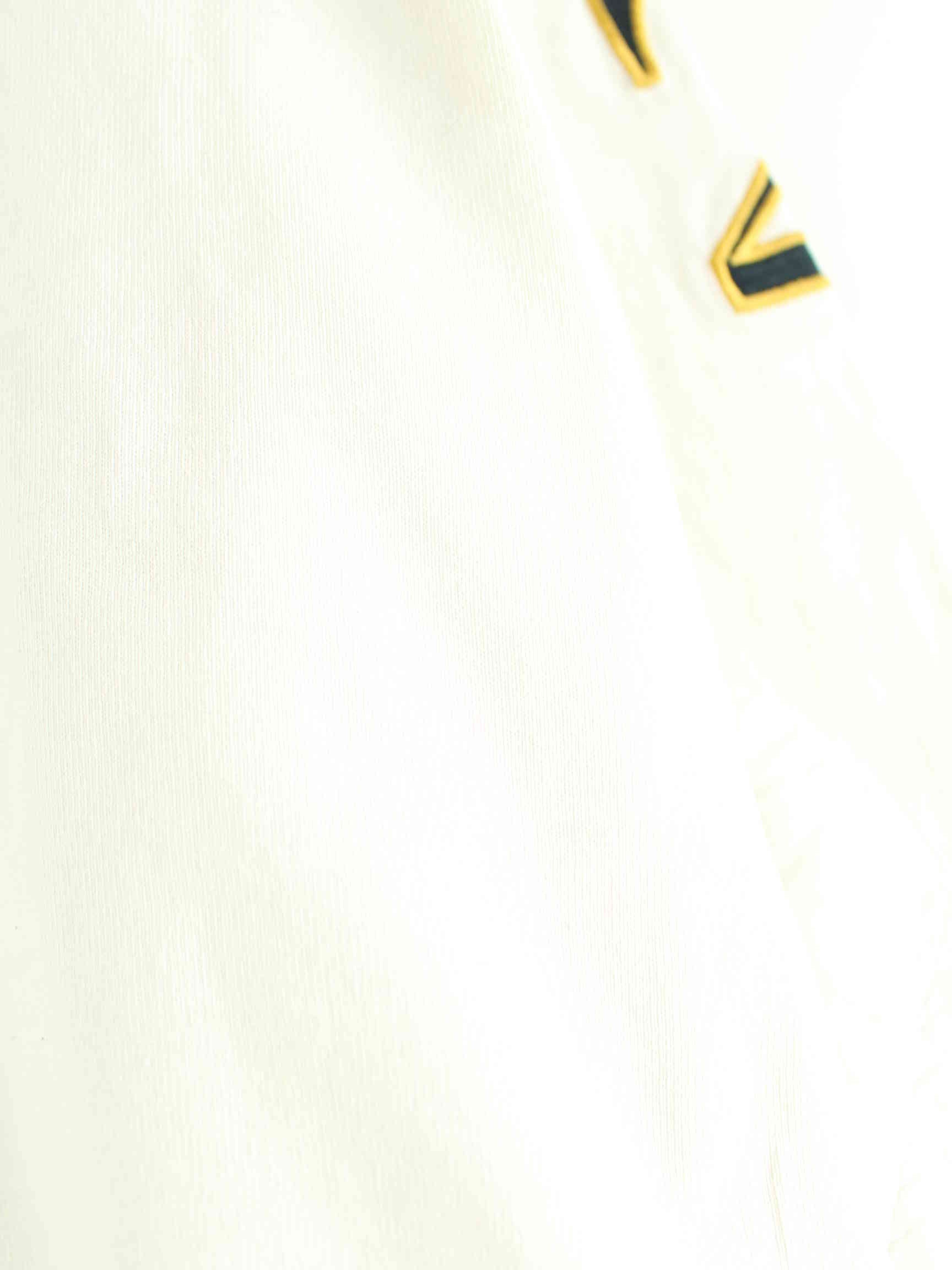 Ralph Lauren 90s Vintage Black Watch Embroidered Langarm Polo Weiß L (detail image 4)