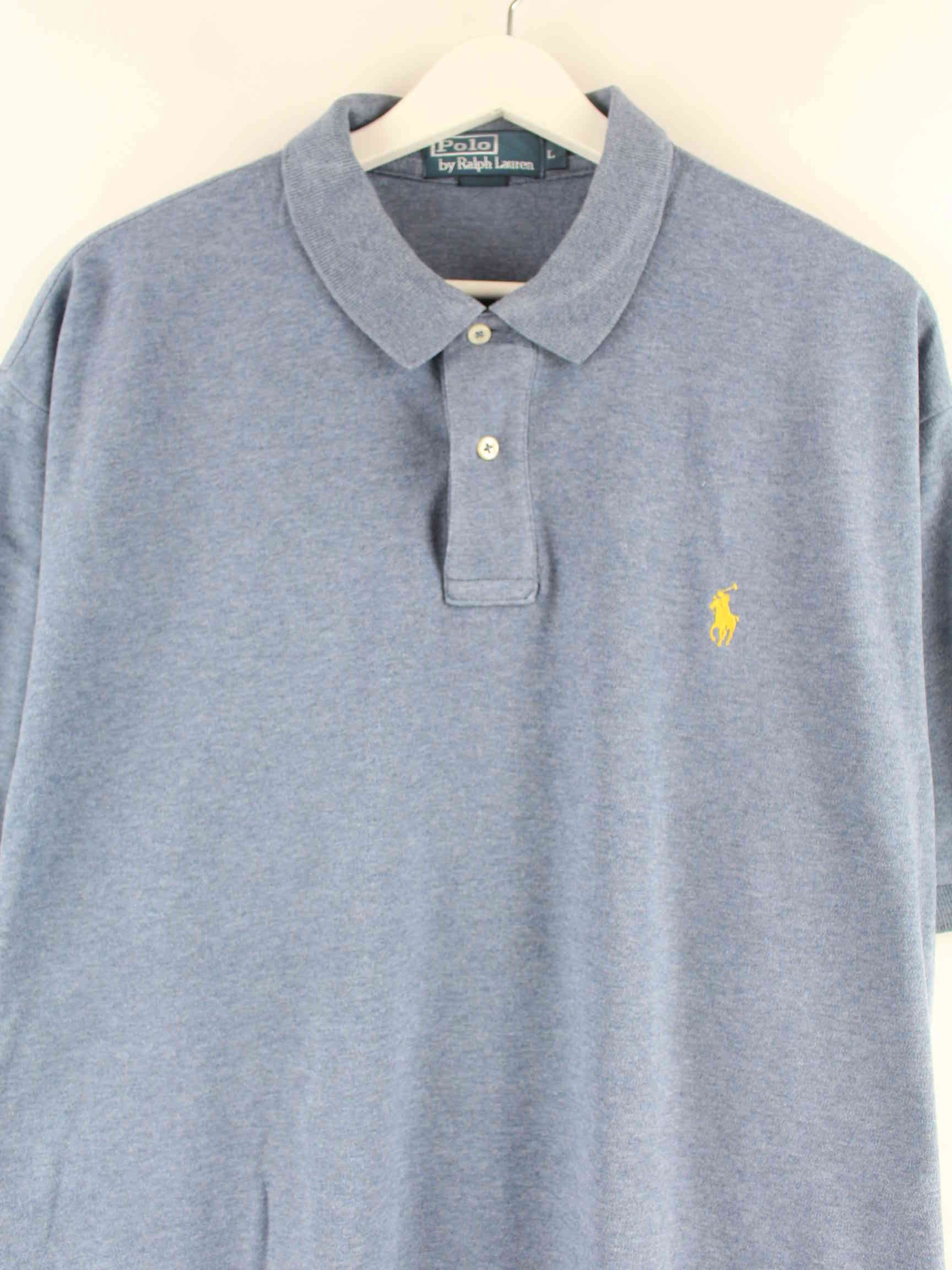 Ralph Lauren y2k Basic Polo Blau L (detail image 1)