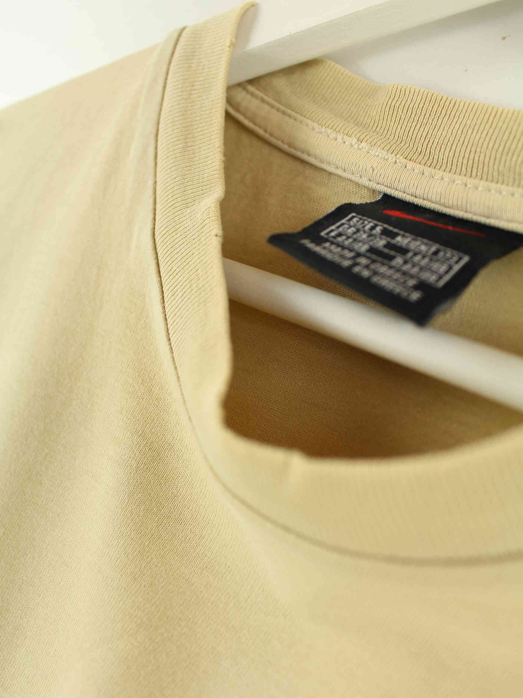 Nike 90s Vintage Basic Swoosh T-Shirt Beige S (detail image 3)