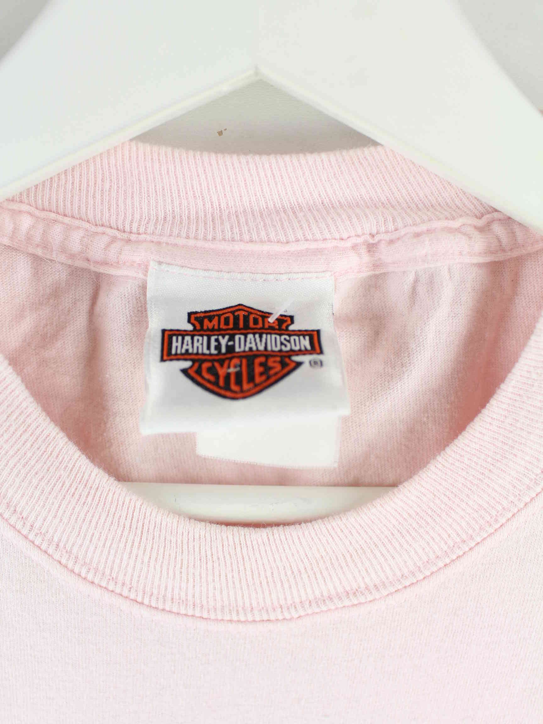 Harley Davidson 2004 Minnesota Elk River Print T-Shirt Rosa M (detail image 2)