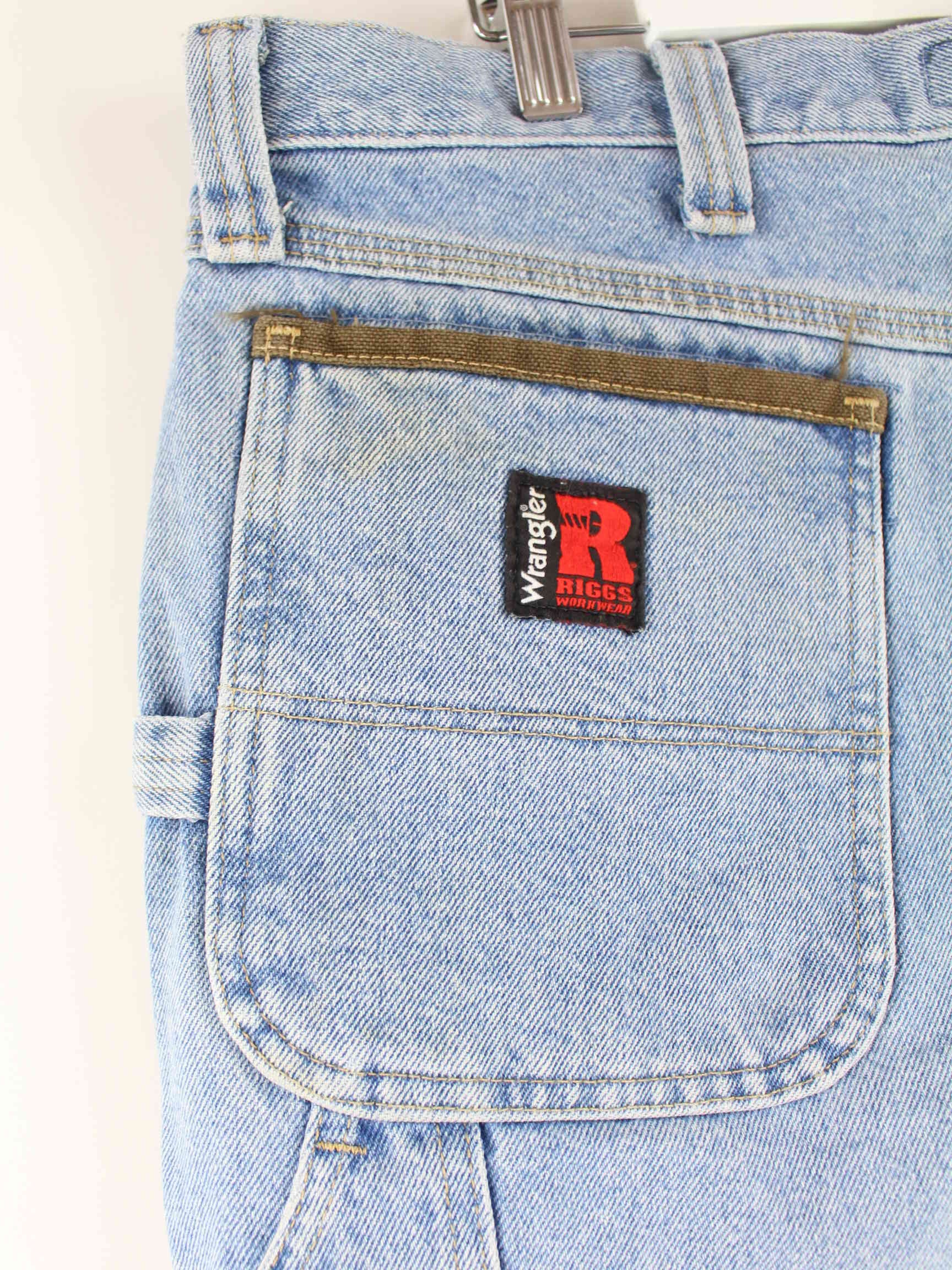 Wrangler Riggs Workwear Carpenter Shorts Blau (detail image 4)