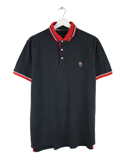 U.S. Polo ASSN. Slim Fit Polo Schwarz M
