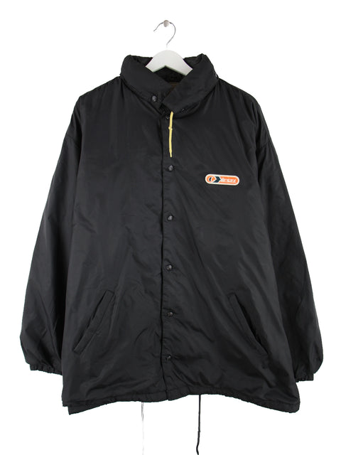 Diesel 90s Vintage Big Logo Backprint Jacke Schwarz XL