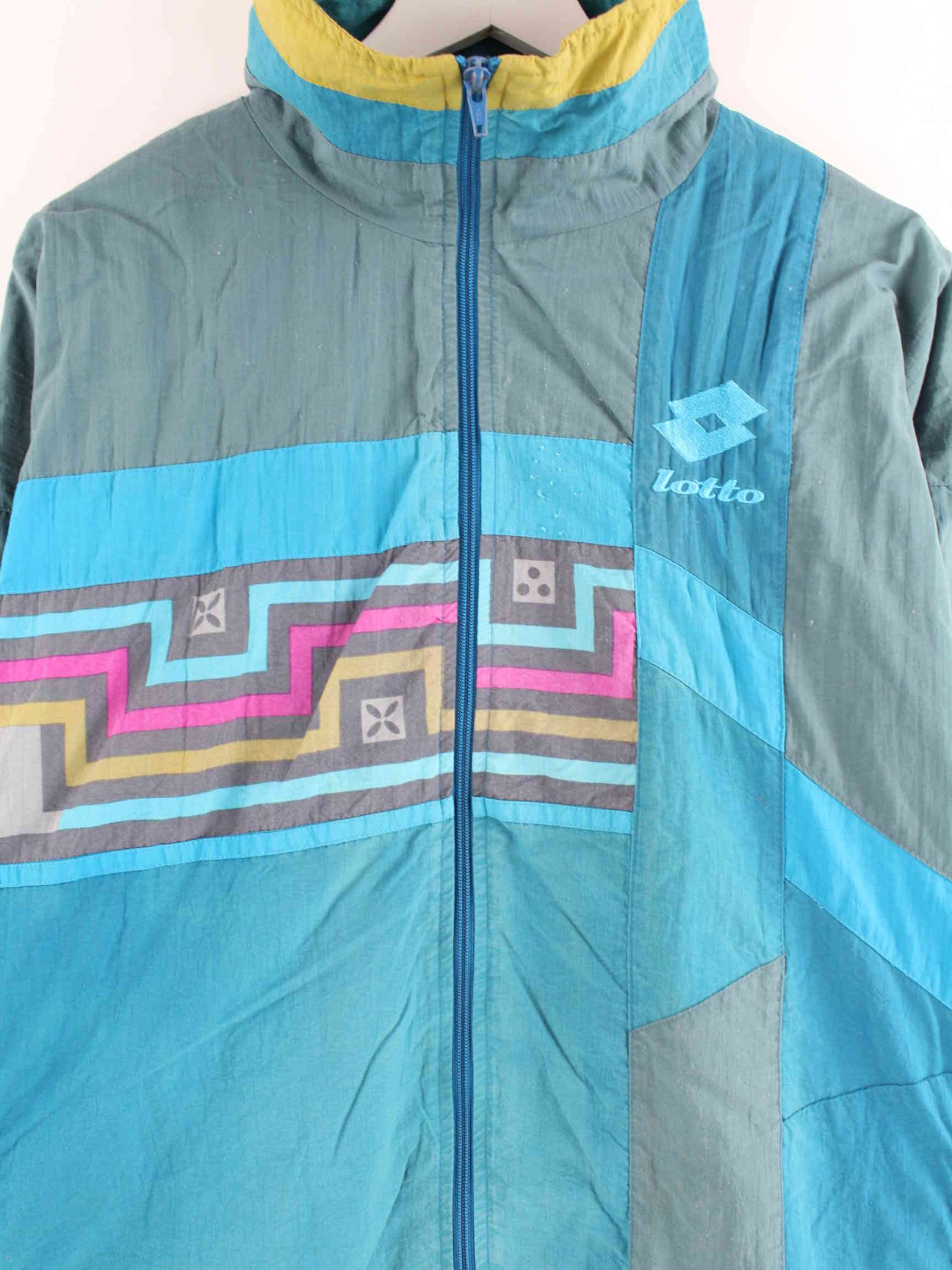 Lotto 80s Vintage Trainingsjacke Blau XXL (detail image 1)