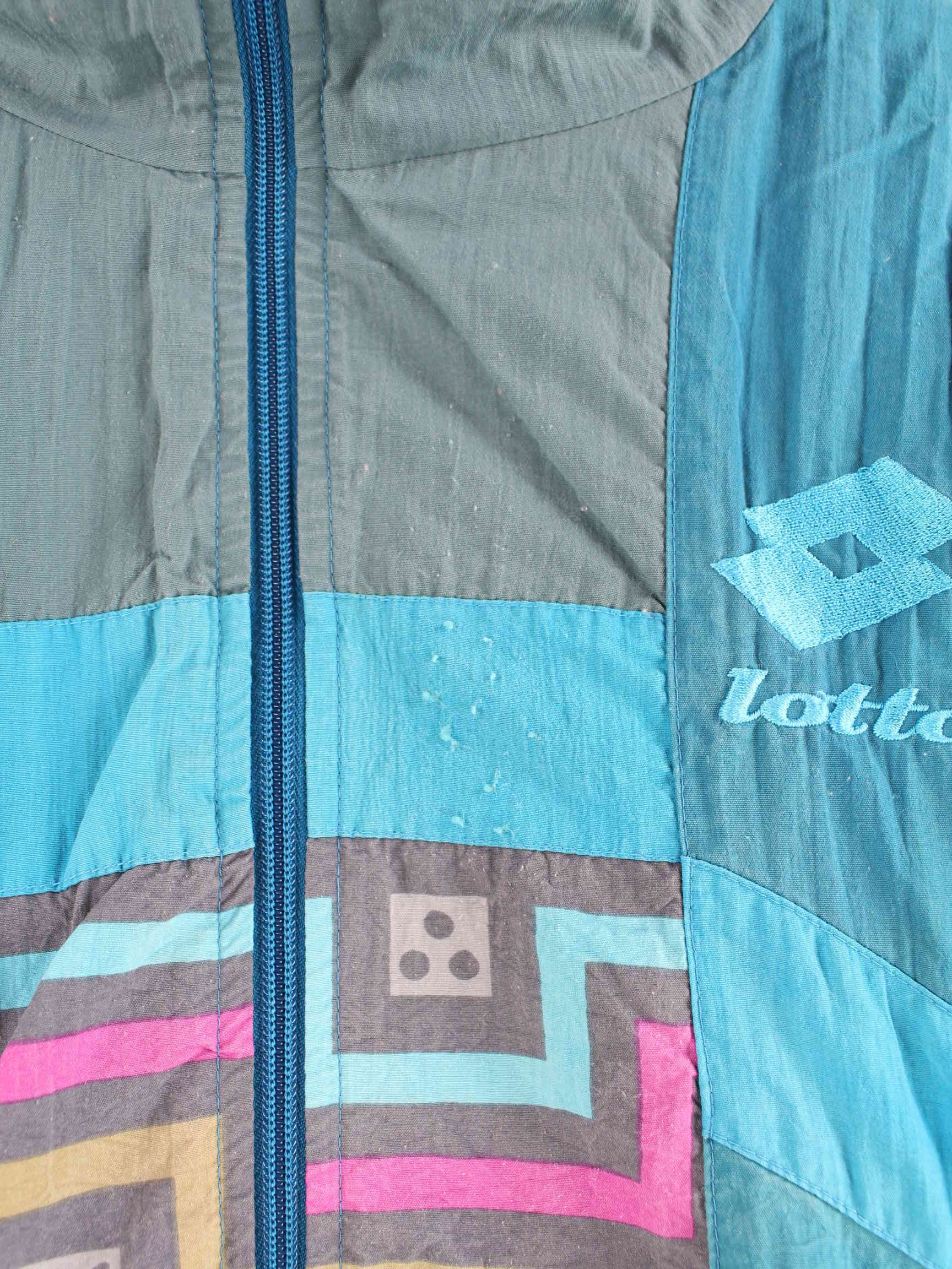 Lotto 80s Vintage Trainingsjacke Blau XXL (detail image 2)