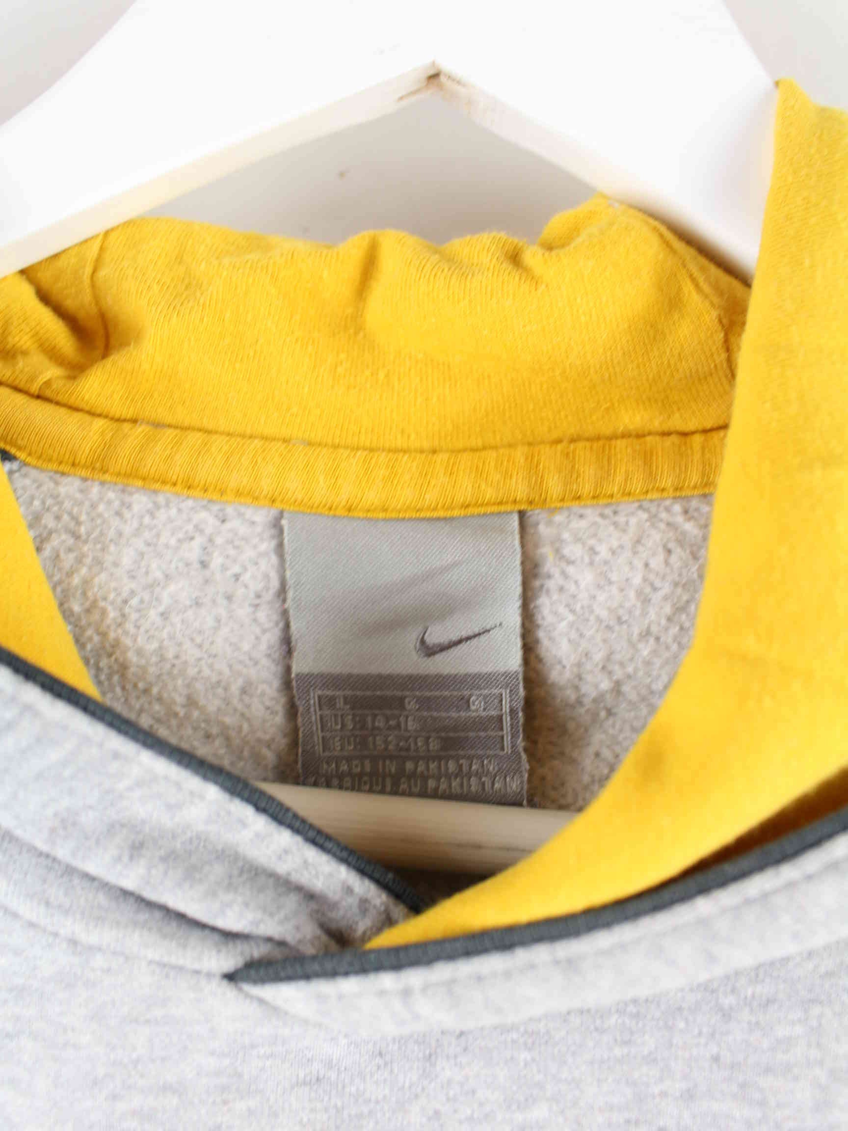 Nike 00s Spellout Embroidered Hoodie Grau XS (detail image 2)