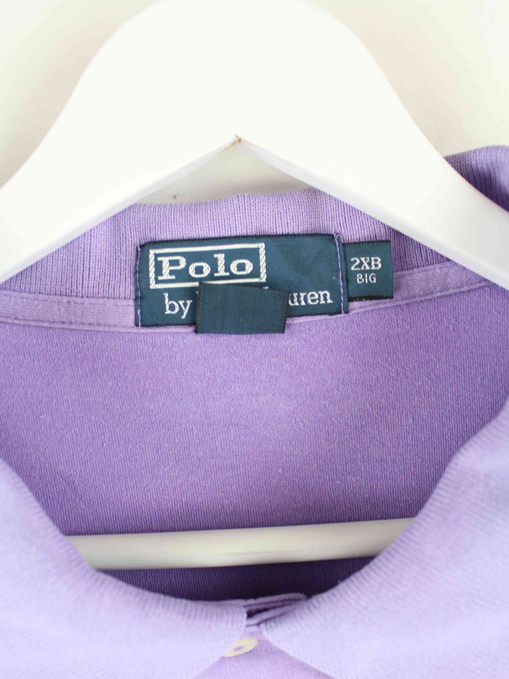 Ralph Lauren 90s Vintage Polo Lila 4XL (detail image 2)