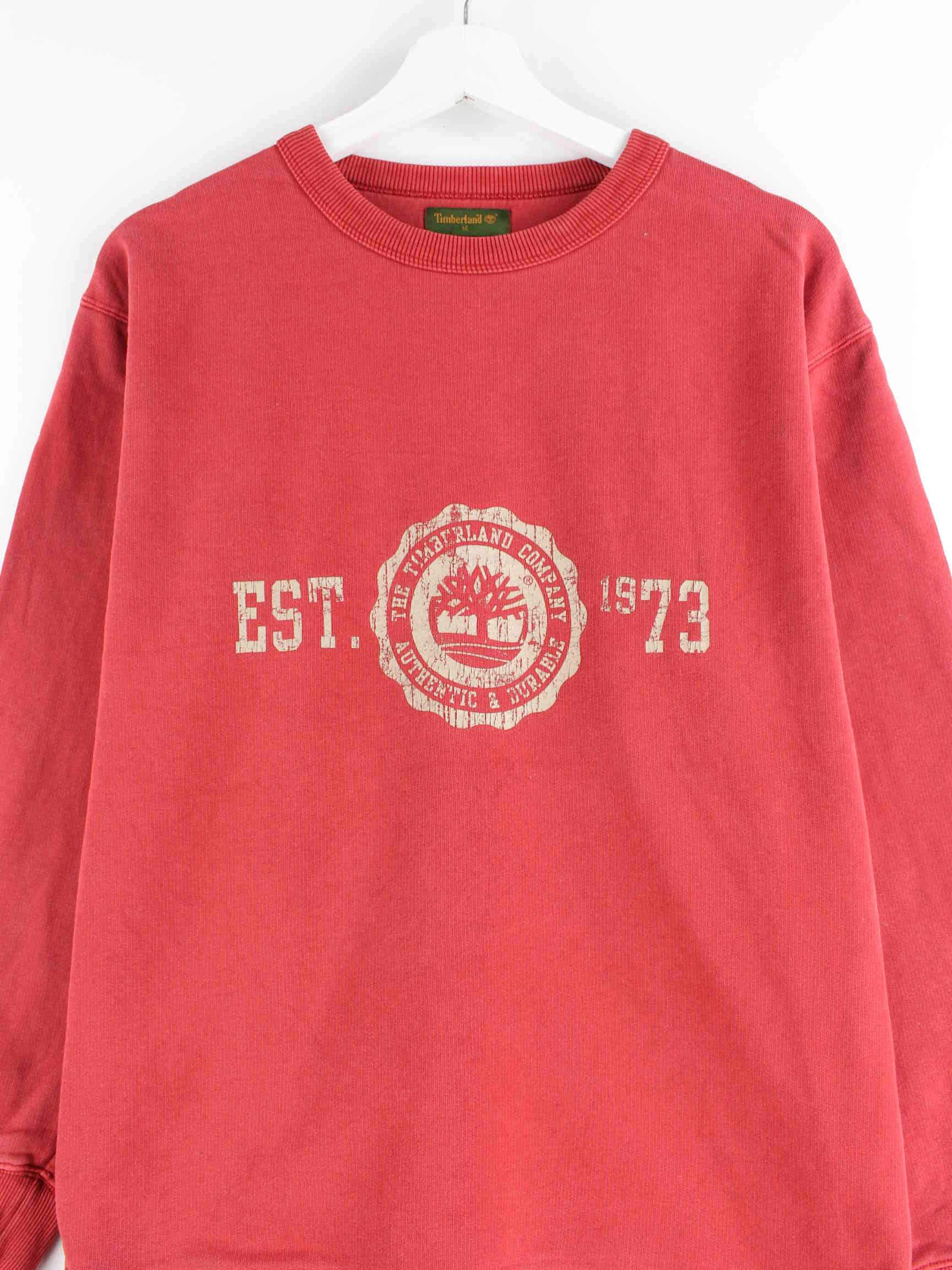 Timberland y2k Print Sweater Rot S (detail image 1)