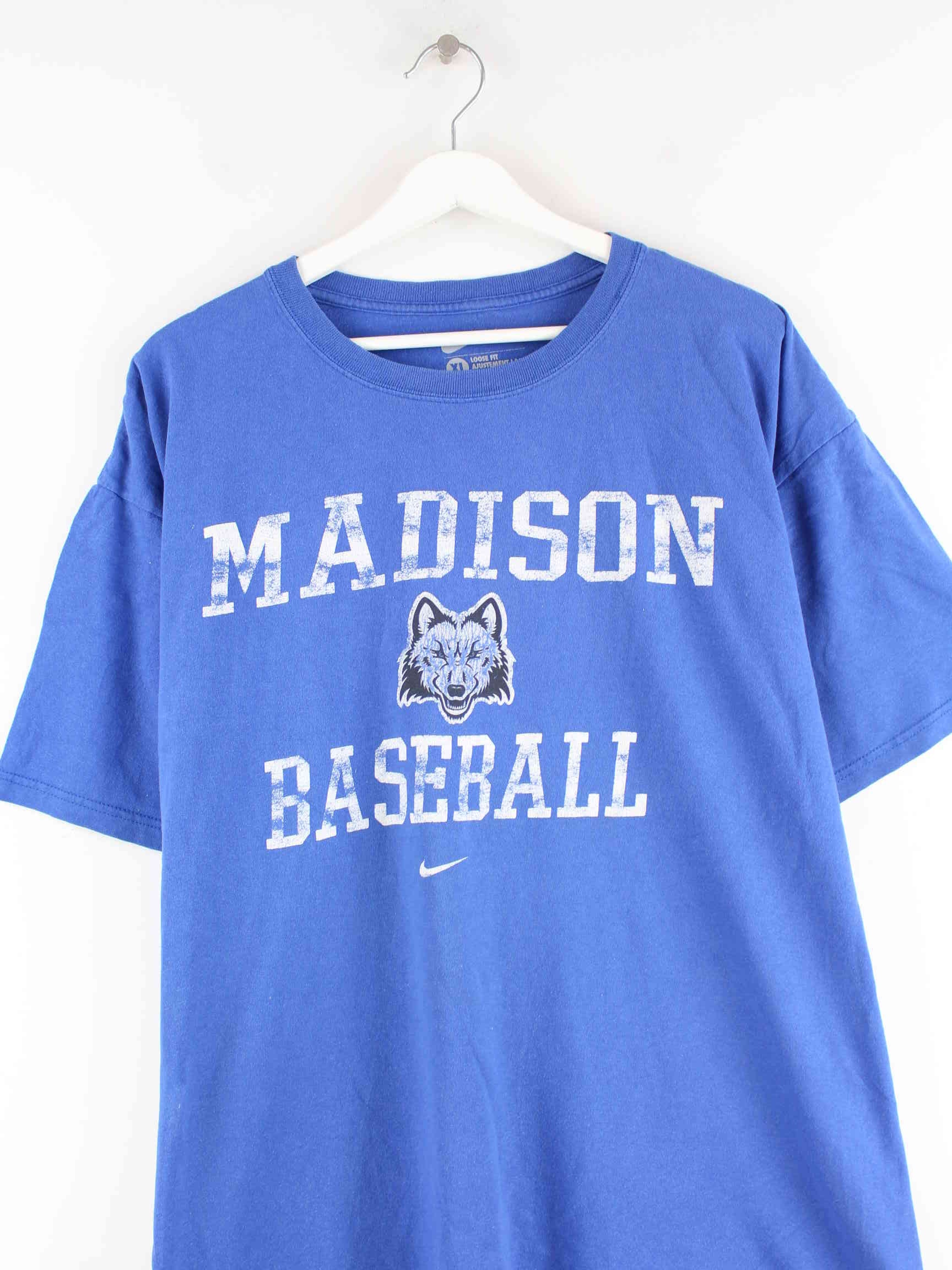 Nike Madison Basebal Print T-Shirt Blau XL (detail image 1)